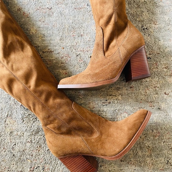 Marc Fisher Suede Over The Knee Boot - Picture 2 of 9